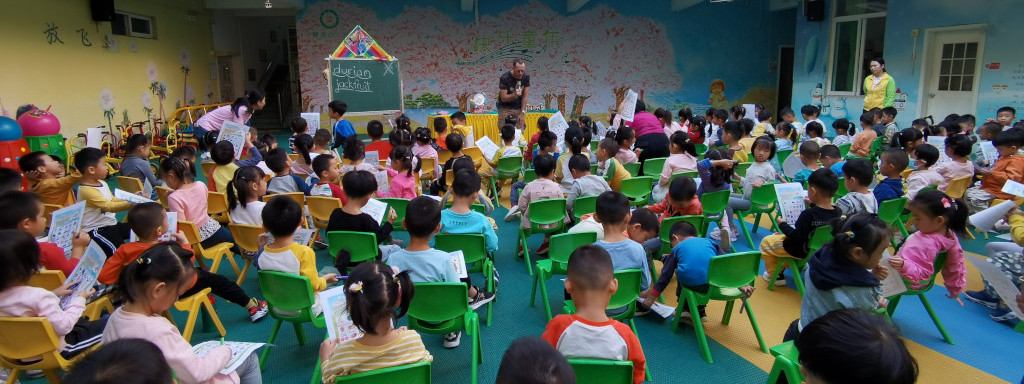 A classroom playing Bingo